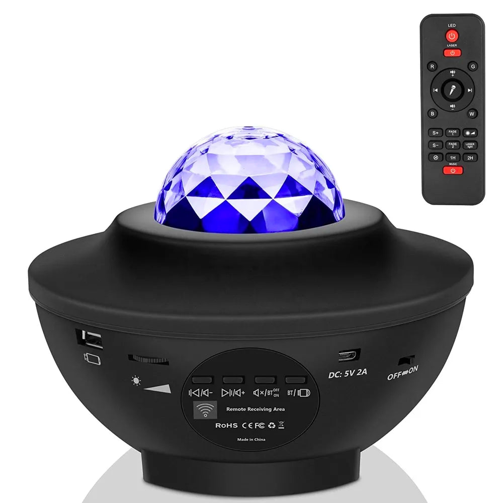 USB LED Galaxy Projector Nigh Light Lamp